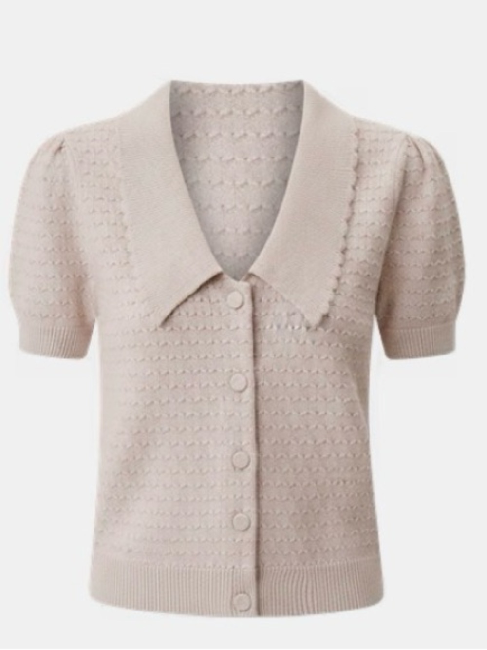 Short Sleeve Sailor Collar Cardigan Ann Taylor